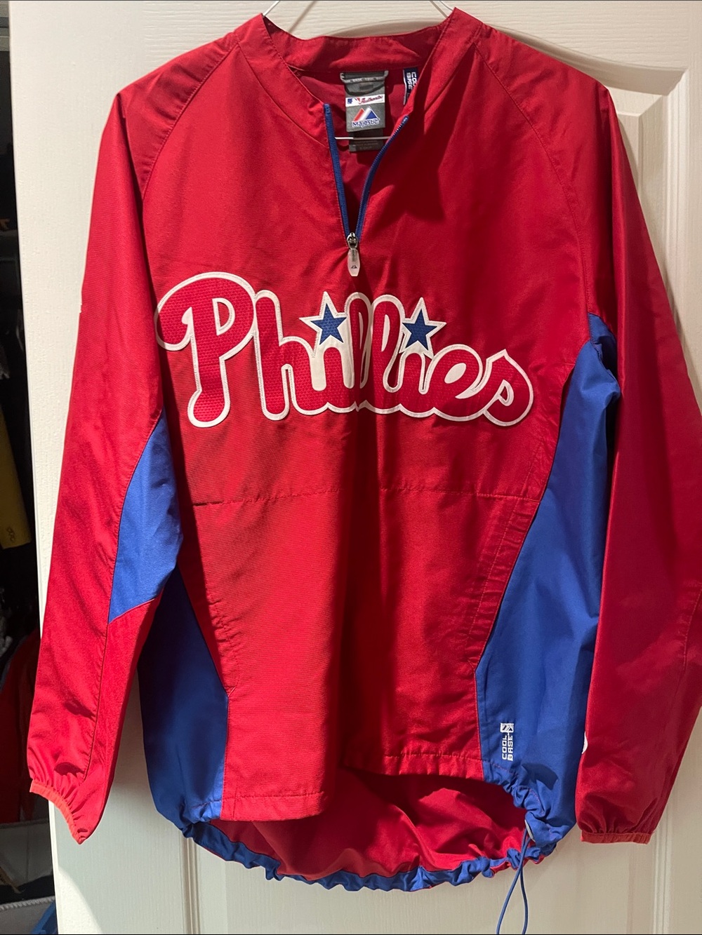 STARTER Red and Royal Philadelphia Phillies Pullover